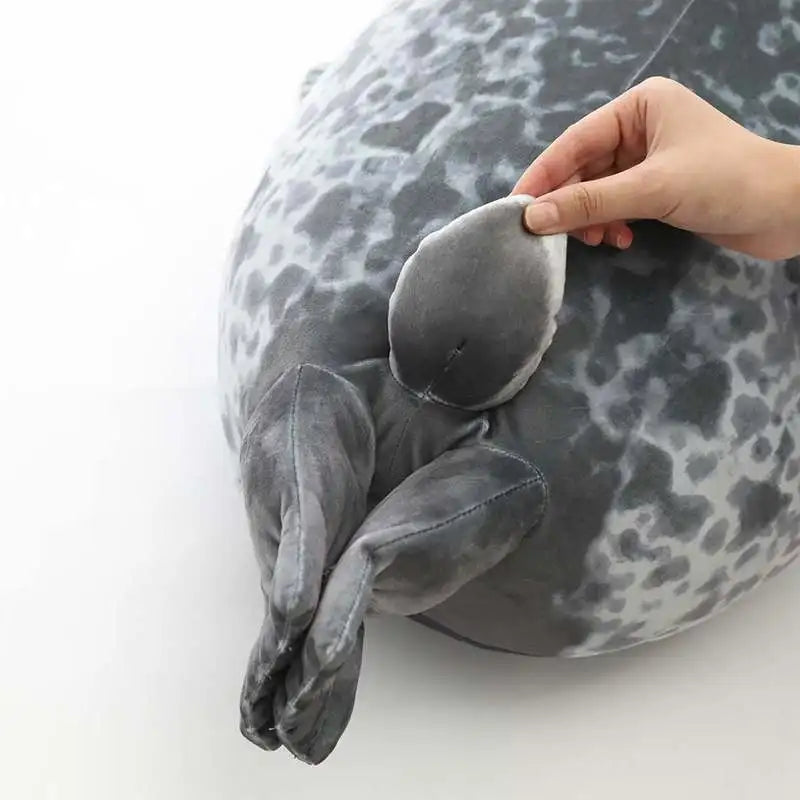 Angry or Happy 3D Seal Pillow